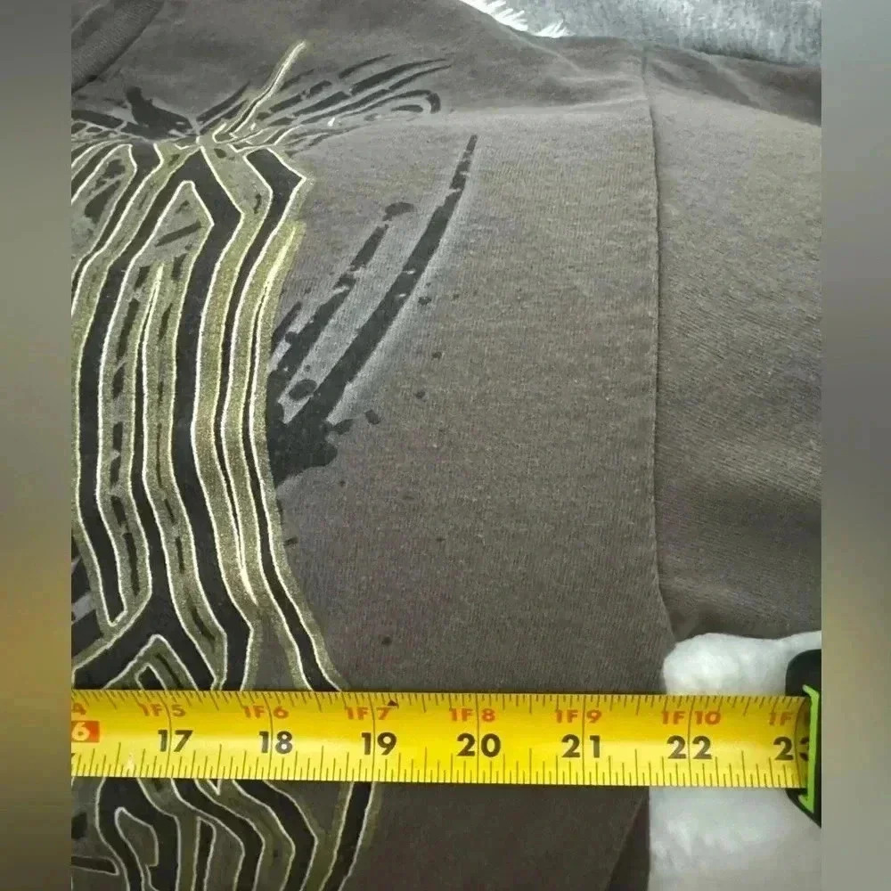Y2K Tiger Animal Planet Unisex Tee XL Oversized Ed Hardy Thrasher Short Sleeve - Picture 10 of 12